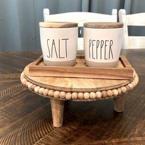 Rae Dunn salt and pepper containers